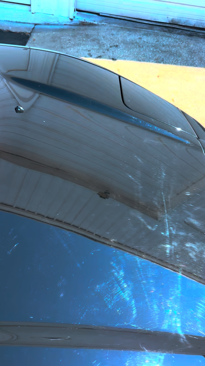 Before and after detailing comparison